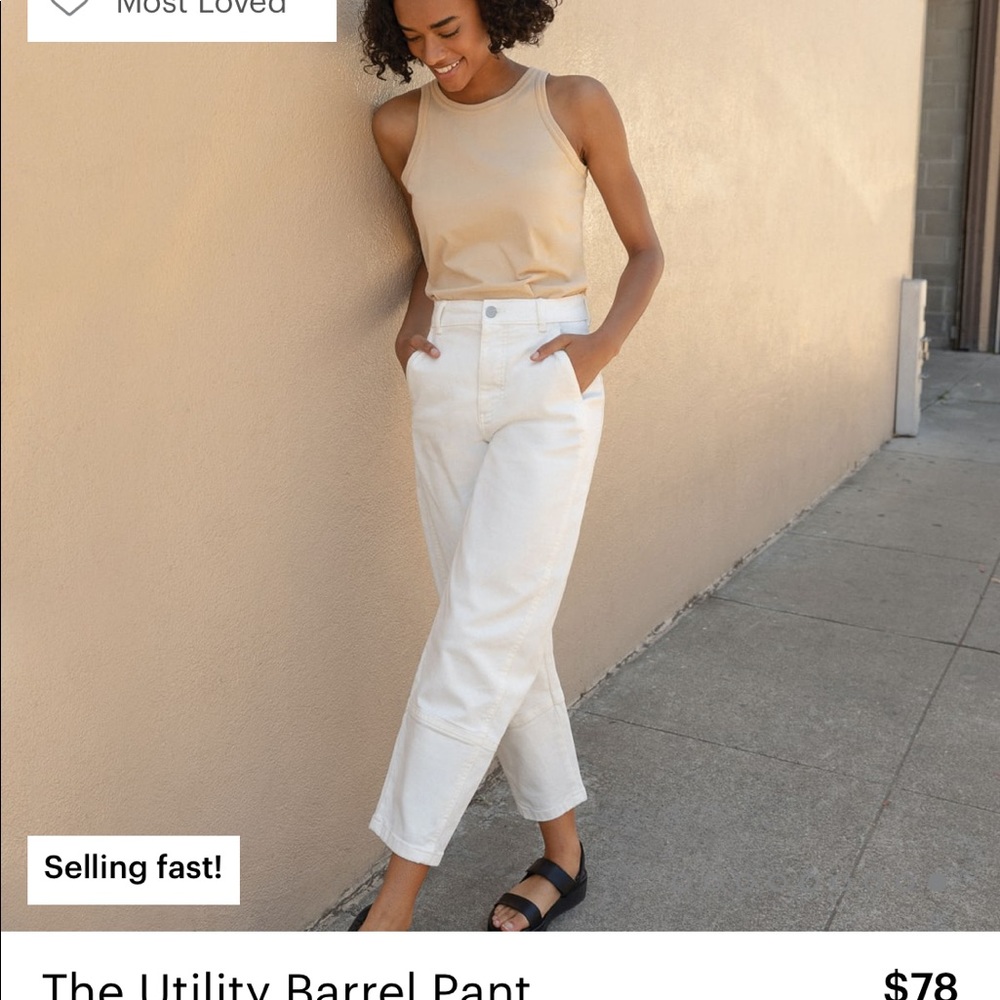 Everlane barrel pants